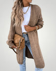 Gilet Long Tricoté Élégant et Confortable 3 - Mode Lumière