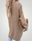 Gilet Long Tricoté Élégant et Confortable 4 - Mode Lumière