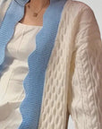 Gilet Oversize Texturé Élégant 5 - Mode Lumière