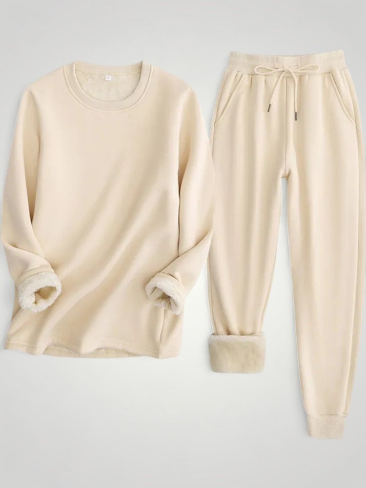 Pantalon de Jogging en Molleton Femme Confortable