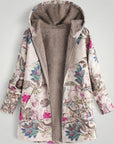 Manteau Hiver Femme Élégant avec Motif Floral 3 - Mode Lumière