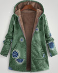 Manteau Hiver Femme Élégant avec Motif Floral 5 - Mode Lumière
