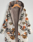 Manteau Hiver Femme Élégant avec Motif Floral 6 - Mode Lumière