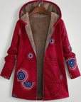 Manteau Hiver Femme Élégant avec Motif Floral 7 - Mode Lumière