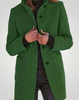 Manteau Long Élégant en Laine Mélangée 4 - Mode Lumière