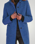 Manteau Long Élégant en Laine Mélangée 6 - Mode Lumière