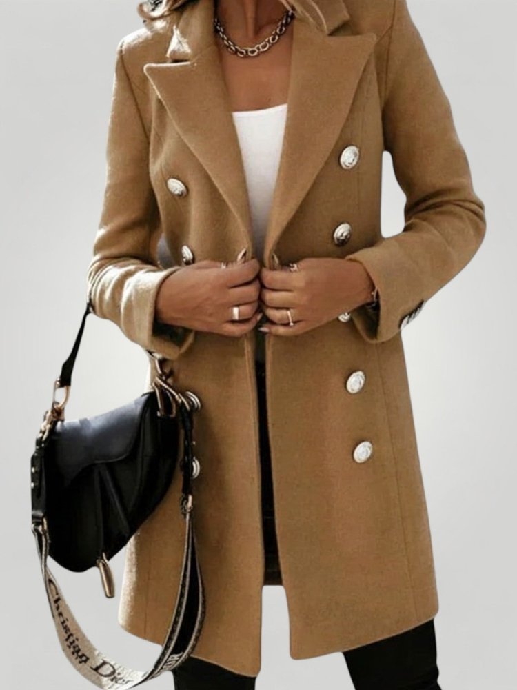 Manteau Long Femme Élégant au Style Chic 2 - Mode Lumière