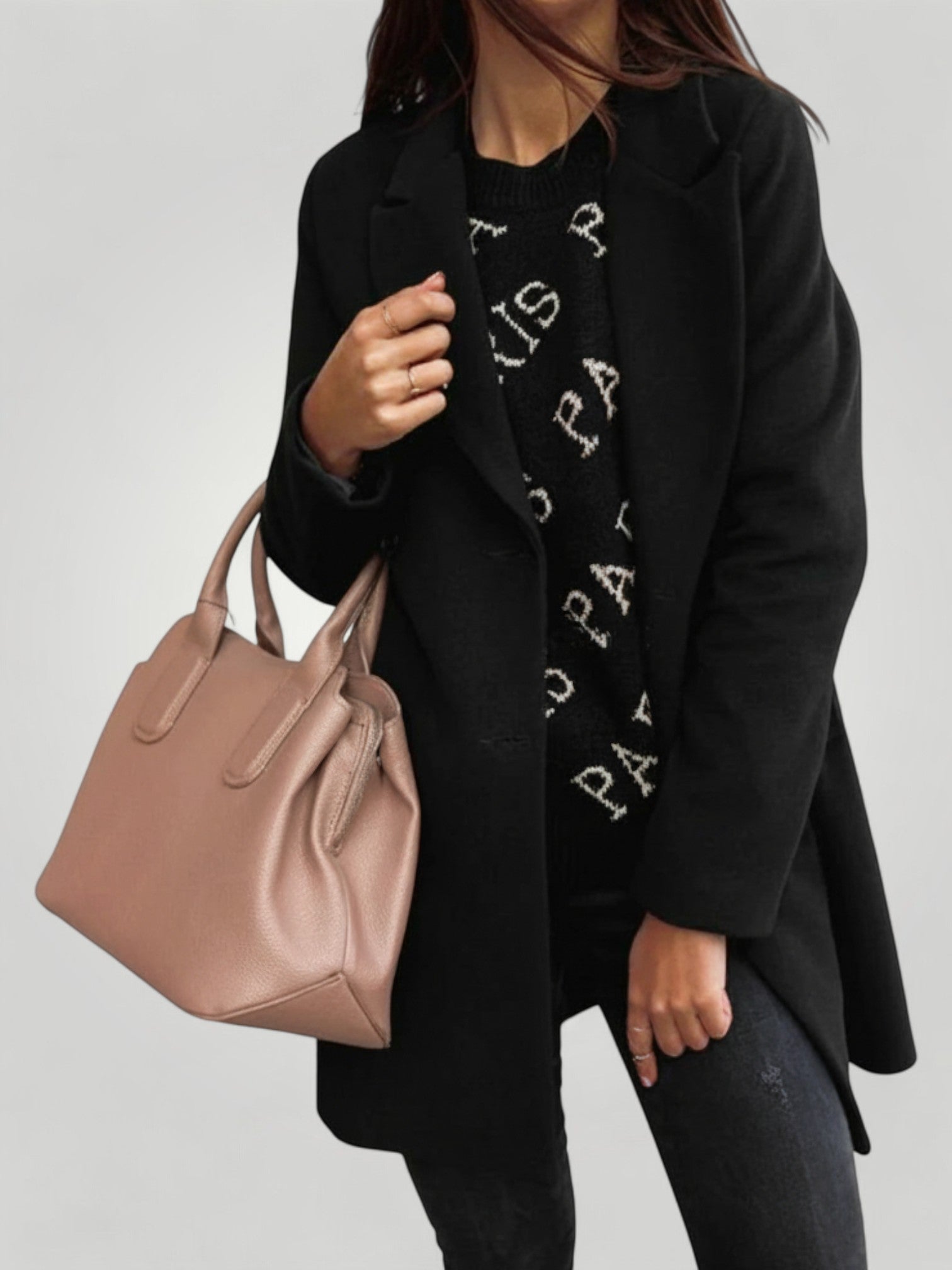 Manteau Long Femme Élégant et Confortable
