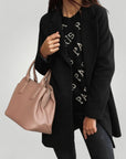 Manteau Long Femme Élégant et Confortable
