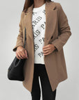 Manteau Long Femme Élégant et Confortable