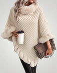 Poncho d'Hiver Élégant et Confortable 1 - Mode Lumière