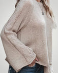 Pull Asymétrique Manches Évasées Élégant 3 - Mode Lumière