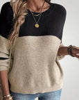 Pull Chic Décontracté avec Épaules Tombantes 2 - Mode Lumière