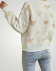 Pull à Motif Cœur Chic et Confortable 2 - Mode Lumière