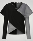 Pull Chic à Motif Croisé Confortable 3 - Mode Lumière