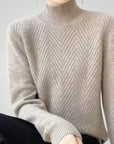 Pull Classique à Rayures Grises Confortable 4 - Mode Lumière
