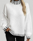 Pull Col Montant Élégant pour Femme 4 - Mode Lumière