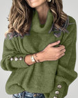 Pull à Col Roulé Élégant avec Détails Chics 5 - Mode Lumière