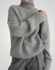 Pull Col Roulé en Cachemire Élégant 4 - Mode Lumière