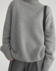 Pull Col Roulé en Cachemire Doux Élégant 3 - Mode Lumière