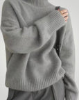 Pull Col Roulé en Cachemire Doux Élégant 4 - Mode Lumière