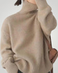 Pull Col Roulé en Cachemire Doux Élégant 6 - Mode Lumière