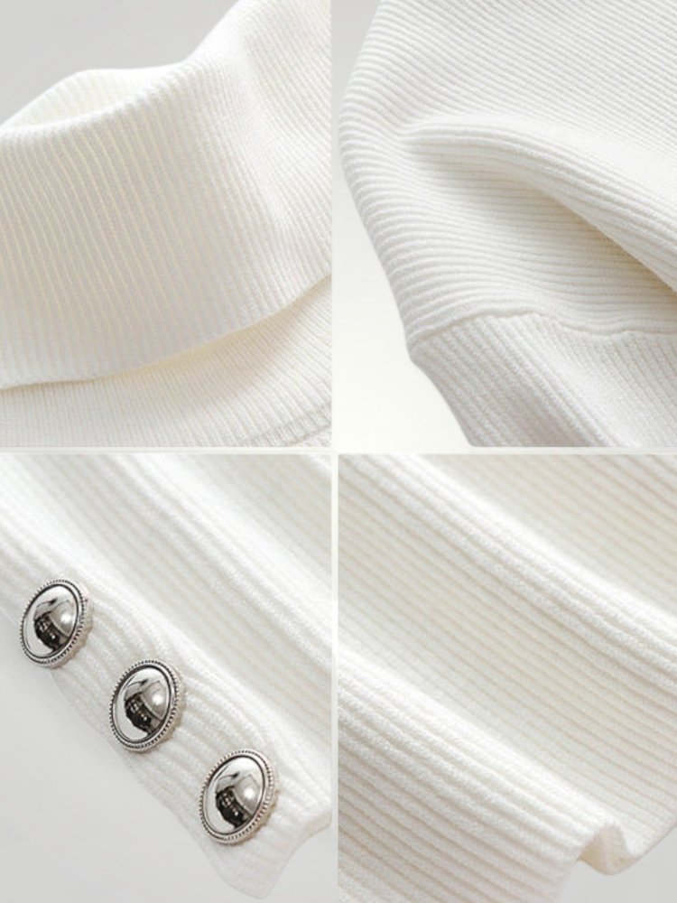 Pull à Col Roulé Élégant en Mélange de Laine 7 - Mode Lumière