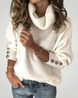 Pull Col Roulé Femme Élégant et Confortable 2