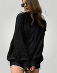 Pull Col Roulé Oversize Chic 5 - Mode Lumière