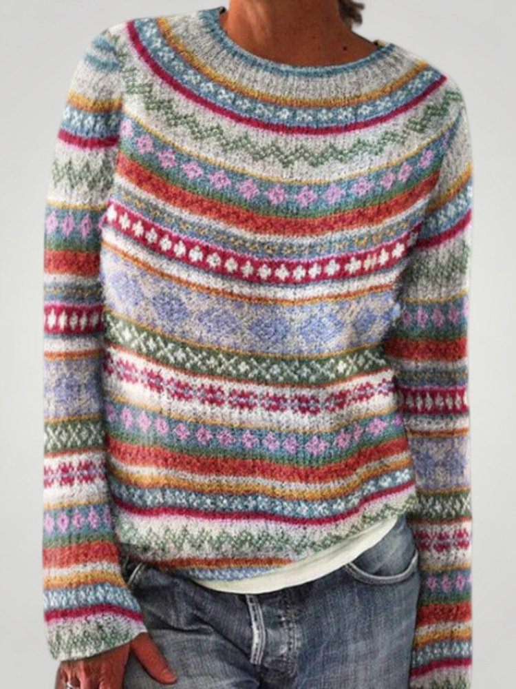 Pull Coloré Chic et Confortable 1 - Mode Lumière