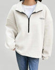 Pull Demi - Zip au Col Montant Élégant 1 - Mode Lumière