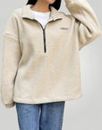 Pull Demi - Zip au Col Montant Élégant 4 - Mode Lumière