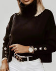 Pull Femme Chic à Col Roulé Confortable 1 - Mode Lumière
