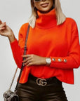 Pull Femme Chic à Col Roulé Confortable 6 - Mode Lumière