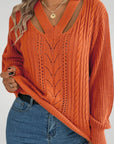 Pull Femme Col V Élégant et Confortable 4 - Mode Lumière