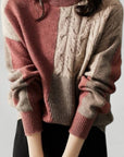 Pull Femme Élégant Torsadé Confort Optimal 1 - Mode Lumière
