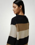 Pull Femme Rayé Élégant et Confortable 5 - Mode Lumière
