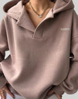 Pull Femme à Capuche Confortable et Décontracté 2 - Mode Lumière