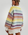 Pull Femme à Rayures Élégantes 2 - Mode Lumière