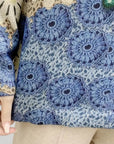 Cardigan Fleuri Manches Longues Élégant 3 - Mode Lumière