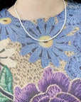 Cardigan Fleuri Manches Longues Élégant 4 - Mode Lumière