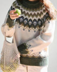 Pull Géométrique Élégant et Confortable 4 - Mode Lumière