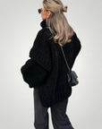 Pull d’Hiver Oversize Femme Confortable 3 - Mode Lumière