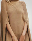Pull Kaki Lâche au Style Élégant 1 - Mode Lumière