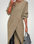 Pull Long Classique Femme Confortable 11 - Mode Lumière