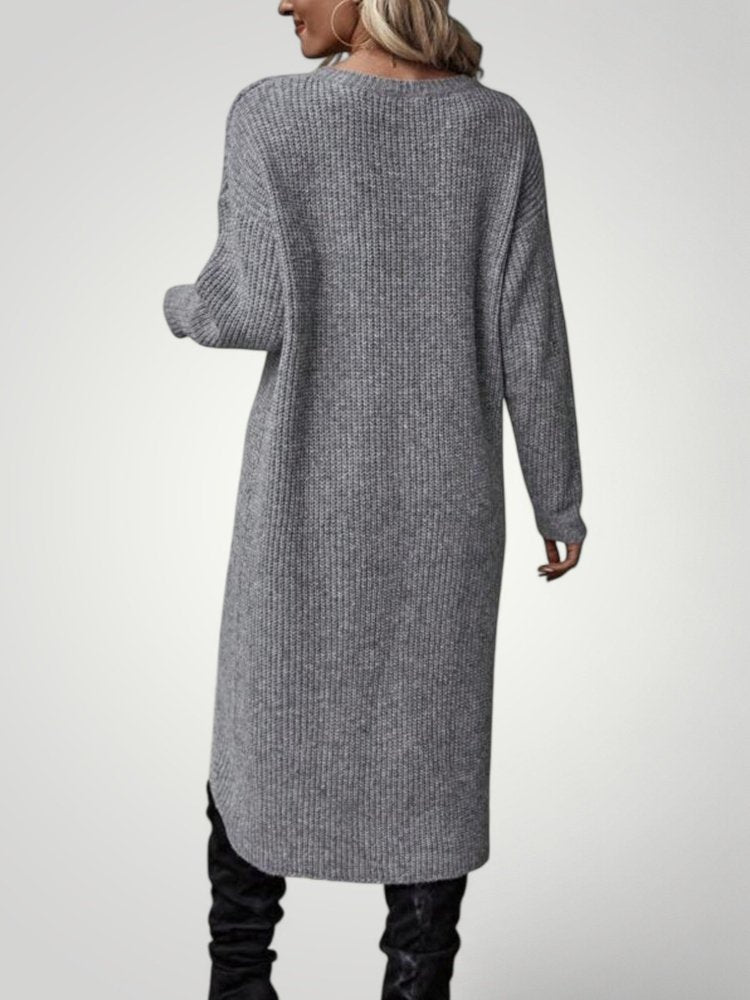 Pull Long Classique Femme Confortable