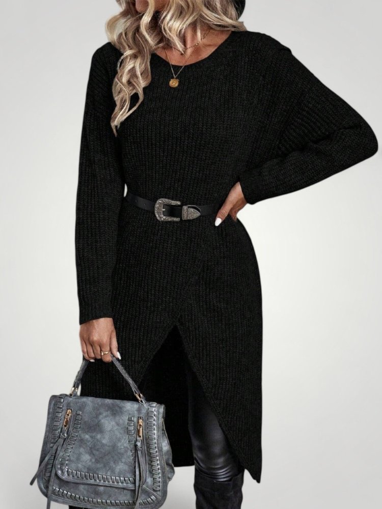 Pull Long Classique Femme Confortable 8 - Mode Lumière