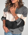 Pull Long Rayé Chic et Confortable 2 - Mode Lumière