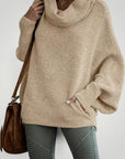 Pull Oversize Chic à Col Roulé 1 - Mode Lumière