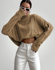 Pull Oversize à Col Roulé Confortable 6 - Mode Lumière